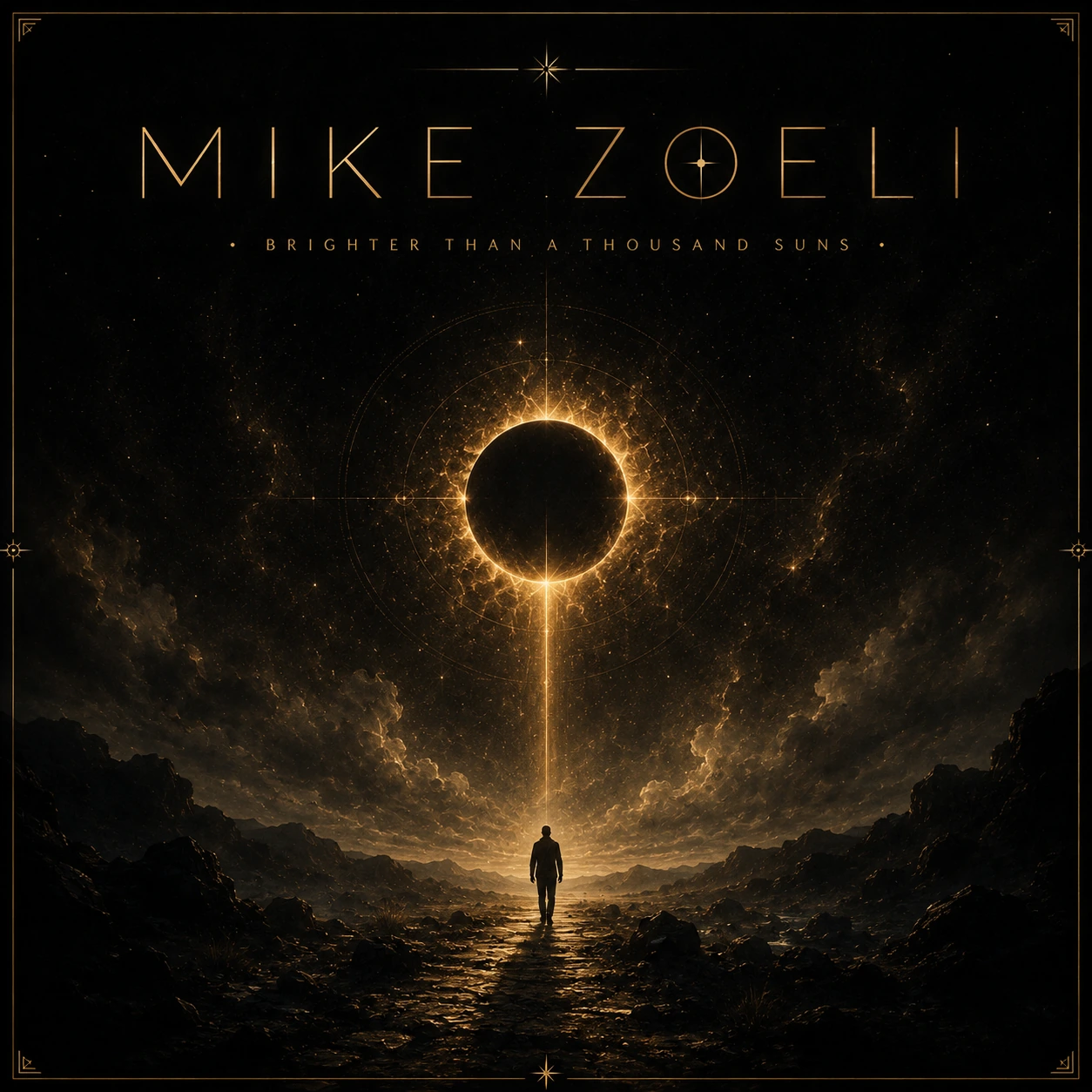Capa do single Brighter Than a Thousand Suns, de Mike Zoeli